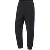 Li Ning Fitness Series Solid Color Comfortable Quick-Dry Knitted Sports Pants Men Bottoms Black AKLU147-1