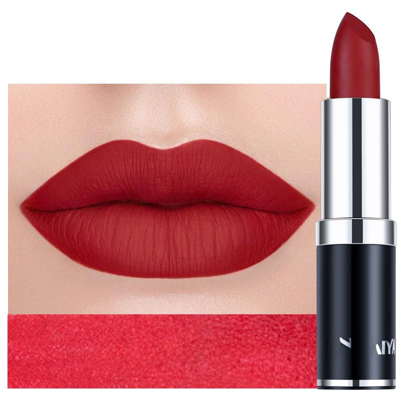 Бархатная матовая губная помада Стойкая мягкая увлажняющая формула Невыцветающий насыщенный цвет Уход за губами