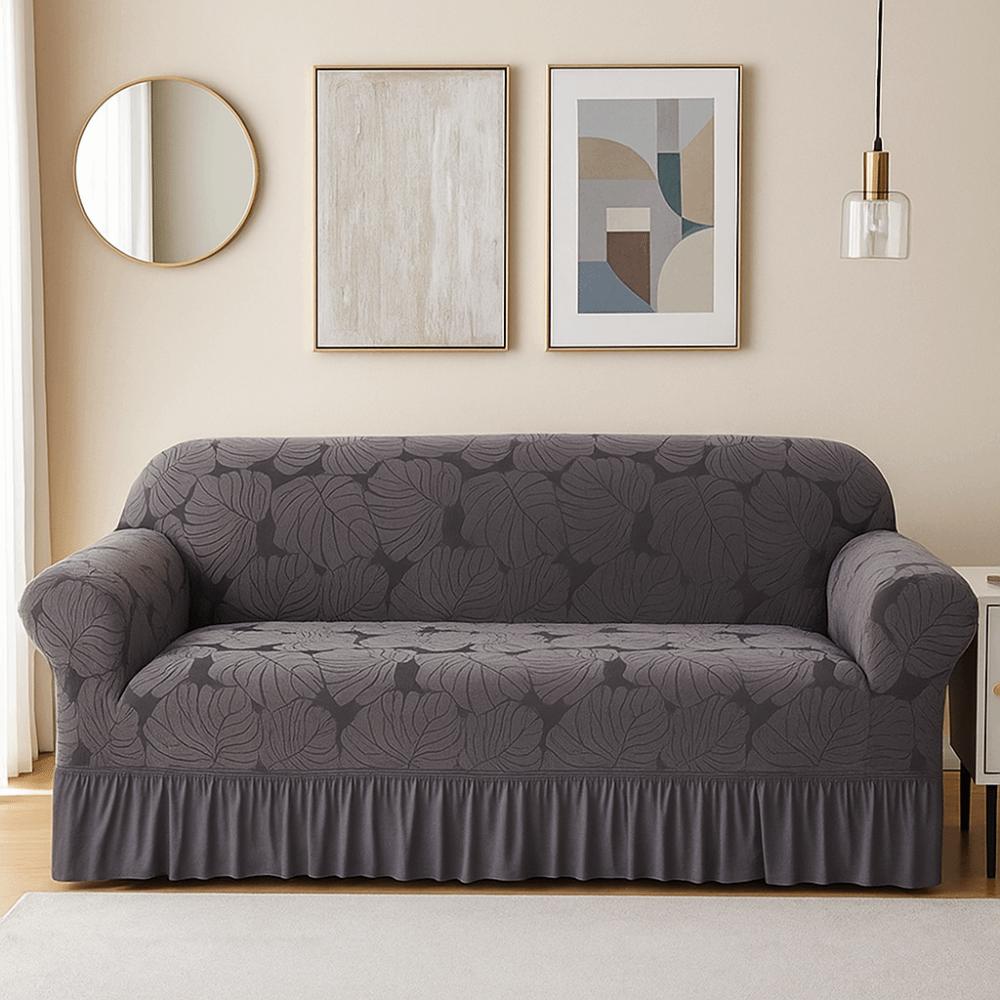 Elastic Sofa Seat Cushion Cover All-inclusive Furniture Protector for L Shaped Sofa