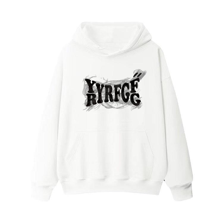 Унисекс толстовка с капюшоном в американском стиле, 500 г: Трендовый, Свободного кроя, Тяжелый вес для Весны и Осени.