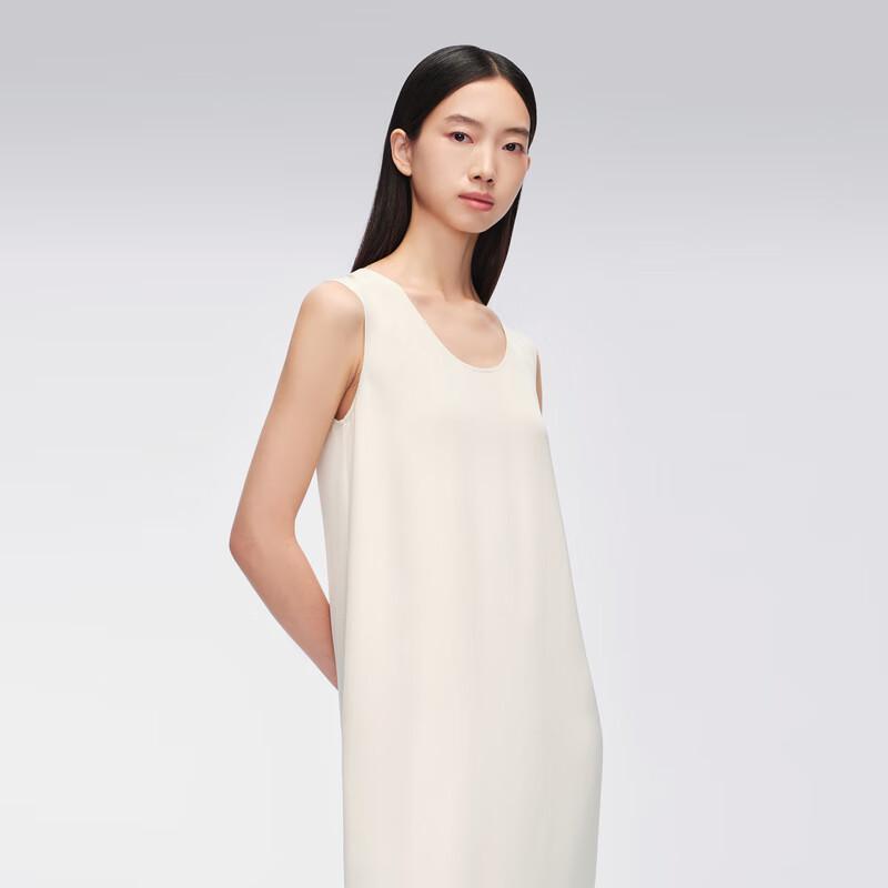 Женское платье без рукавов из тяжелого шелкового крепа OVV