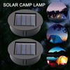 Outdoor Solar Camping Lights Tent Hanging Solar Lights Camping Equipment Solar Lights Replacement Top with LED Bulbs Solar Panel Lantern