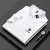 Trend Hub New High-end Men's Short Sleeved T-shirt Embroidered Lapel Polo Shirt Plus Size Paul Thin Top for Men
