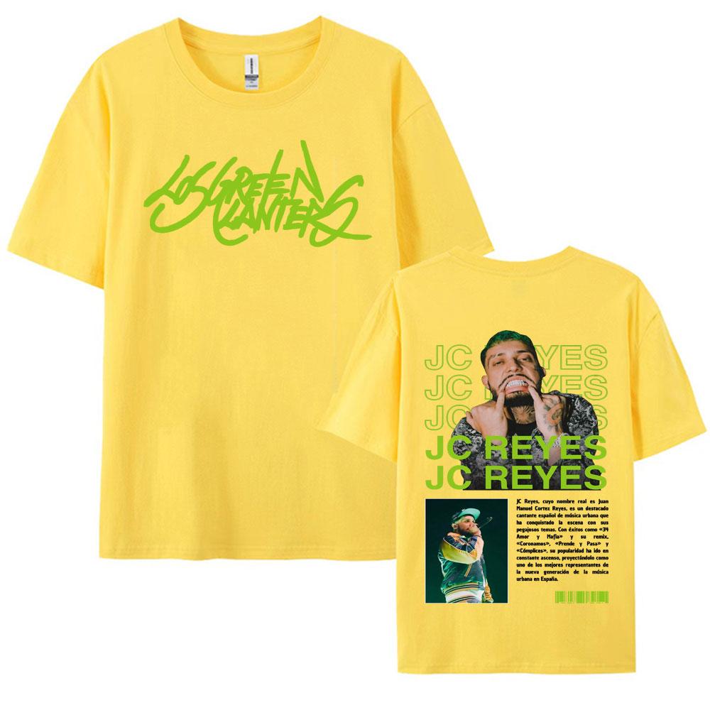 Rapper Jc Reyes Album Tour 2025 Merch T Shirts Men Women Streetwear Hip Hop T Shirt Fashion Casual Short Sleeve Cotton Tshirt