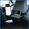 Foldable Car Seat Dining Tray with Beverage and Phone Holder