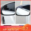 80% Hot 2Pcs Car Rearview Mirror Rain Eyebrow Sun Shade Cover Sticker For Volkswagen VW Scirocco GOLF MK6 Polo Tiguan PASSAT