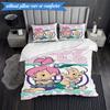The Croods Players Adventure 3pcs K-pop music group Bedding set,Ideal for Bedroom, Dormitory,Including Duvet Cover And 2pcs Pillowcases,Fan gifts