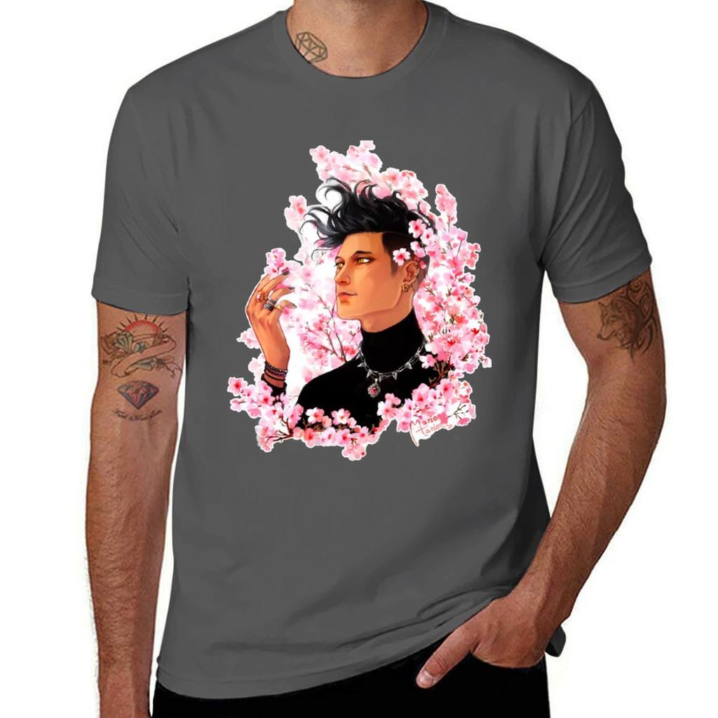 Cherry Blossom Tshirt Summer Sports Quick Dry Tshirt