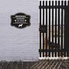 Beware of Dog Sign for Fence Aluminum Alloy Yard Keep Gate Closed Sign Fade Resistant Weatherproof Warning Sign for Door Gate Fence