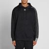 Adidas Originals Trefoil Side Stripe Logo Embroidered Hoodie Men Hoodies Black CV5267