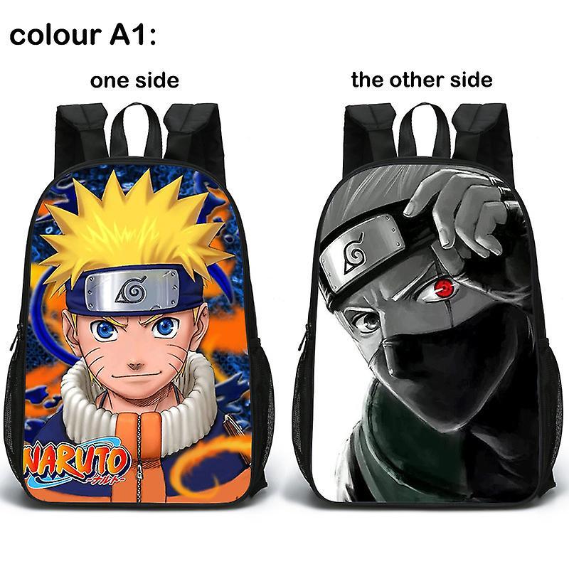 Naryuto Cartoon Game Uchinami Sasuke Anime Toy School Bag High Capacity Nylon Waterproof Travel Bag Double-sided Backpack