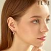 14K Twist One-Touch Earrings (Gold Pin) ELGPEE410