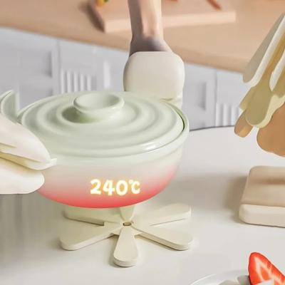 Термостойкий и теплоизоляционный коврик для дома, складная подставка, водонепроницаемый и необрастающий силиконовый коврик, подставки