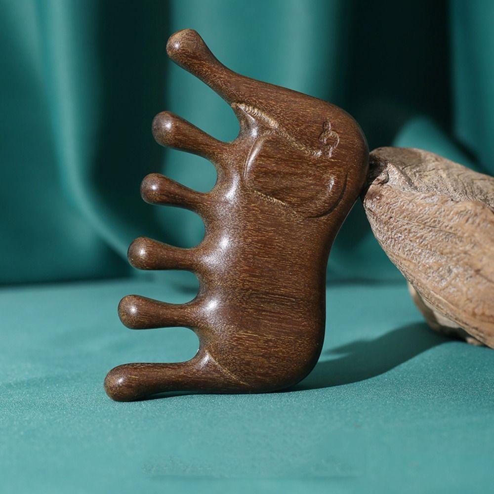 Animal Shaped Body Meridian Massage Comb Sandalwood Meridian Combs Health Care