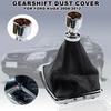 Car Shift Dust Cover For Ford Kuga I 08-12/C-Max 07-10 Manual Gearshift Lever Knob Gaiter Boot GB64637AA 1639784 8V4R-7P002-KB