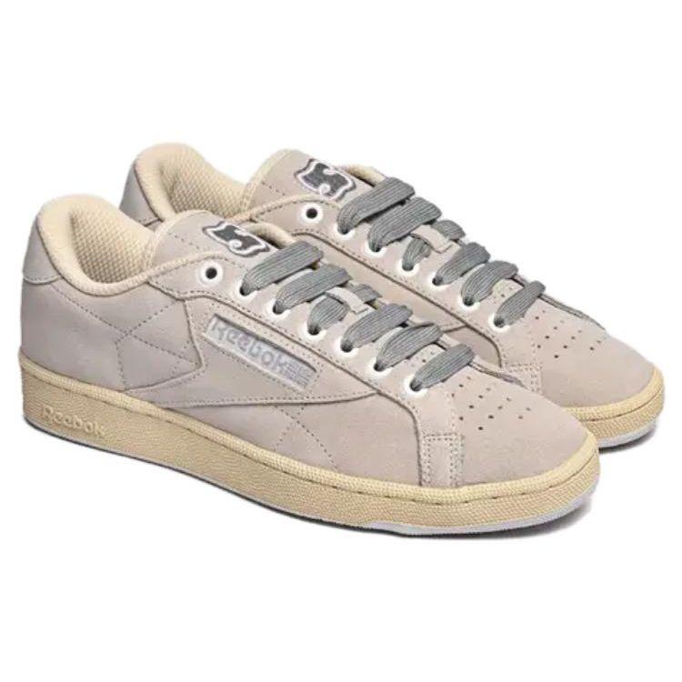 Sneeze x Reebok Club C Grounds Серые Унисекс Кроссовки Алебастровый Белый HP6470