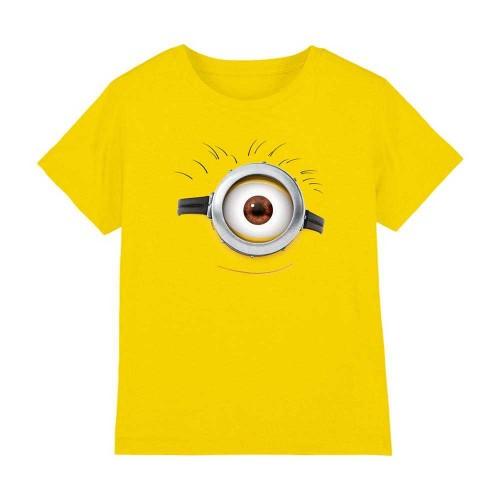 Minions Childrens/Kids Face Ringspun Cotton T-Shirt