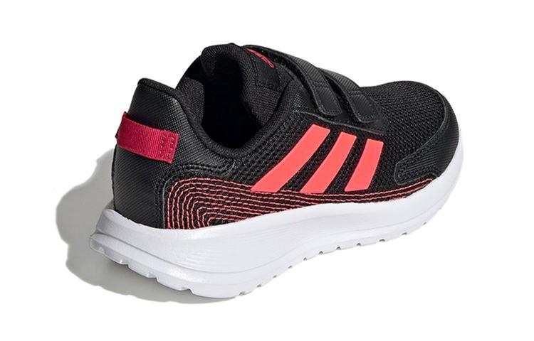 adidas Run C Удобные Дышащие Низкие Детские Беговые Кроссовки Черно-Розовые Для Детей Возрастом 3-7 Лет FW4013