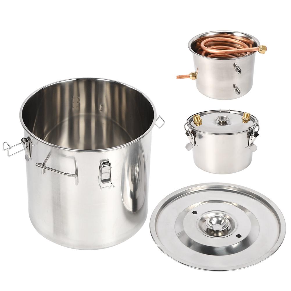 Система дистилляции из 3 горшков, небольшой набор для домашнего пивоварения, оборудование для приготовления вина, дистиллятор для воды