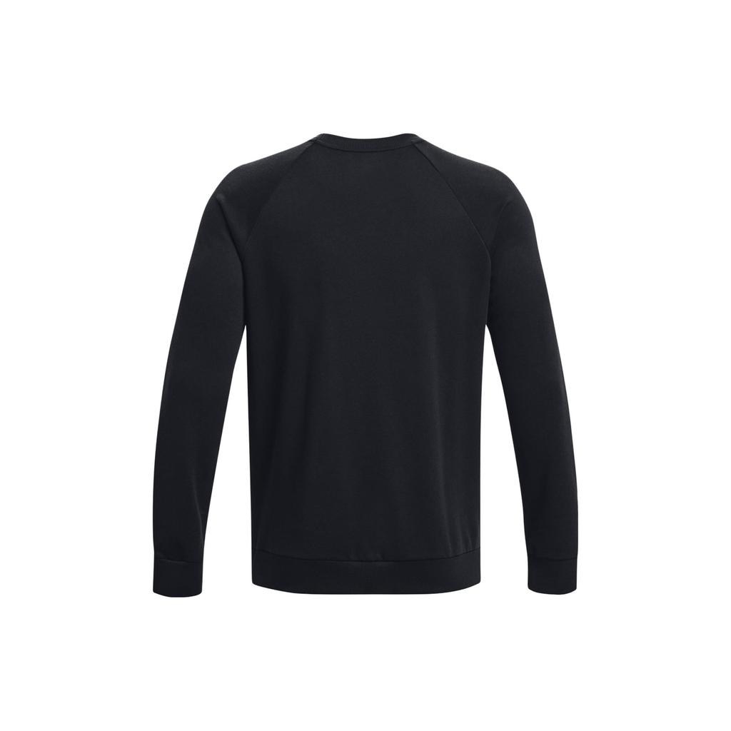 Under Armour Свитшот пуловер Rival Fleece с однотонным логотипом Мужской свитшот Черный 1382295-001