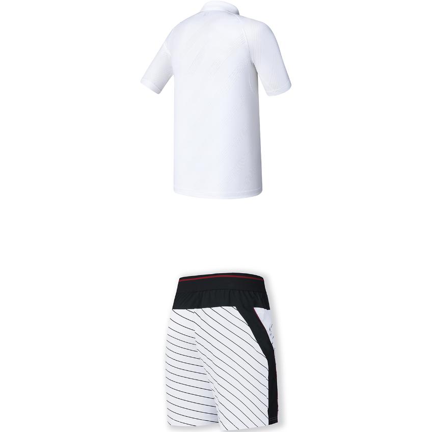 Новые комплекты мужской одежды FILA Casual Sportswear Ярко-белый+Принт по всей поверхности A11M423105F-WT+A11M423807F-ZA