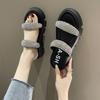 Cool Slippers Women's Summer Outer Wear New Year's New Super Fire Thick-bottomed Muffin Rhinestone Fashion One-word Drag