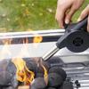 Ручной воздушный насос Легкий ручной раздуватель для угольного мангала Стартер для огня Ручной вентилятор для барбекю Наружный инструмент для кемпинга, барбекю, пикника