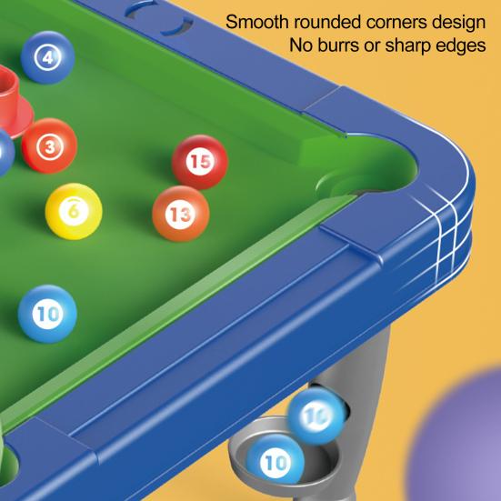 Мини бильярдный стол 6 в 1 Игра для 2-4 игроков Интерактивная игра для родителей и детей Имитация бильярдного стола Игрушка Многоигровой стол Настольная игра Снукер