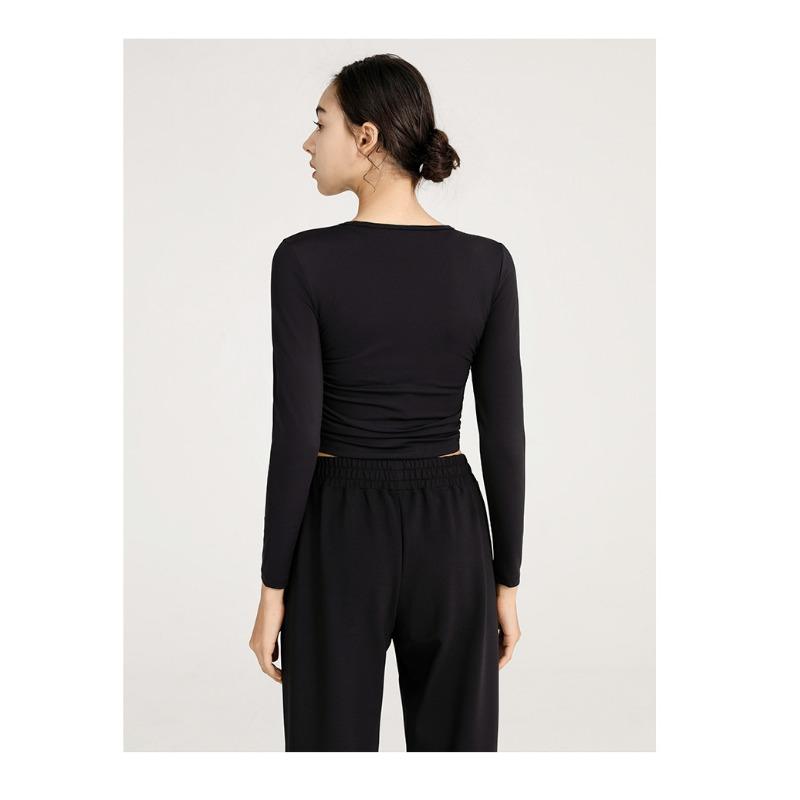 Женская спортивная одежда для йоги с длинным рукавом на весну и осень