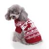 Dog Clothes Autumn Winter Knitted Sweater High Collar Warm Pet Apparel Puppy Sweater Christmas Dog Sweater
