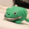Frog Wallet Coin Purse Flannel Wallet Small Coin Bag Animal For Kids Gifts