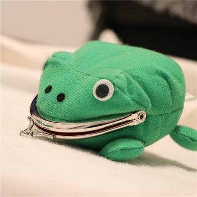 Кошелек-лягушка Кошелек для монет Фланелевой кошелек Маленькая сумка для монет Животное для детей Подарки