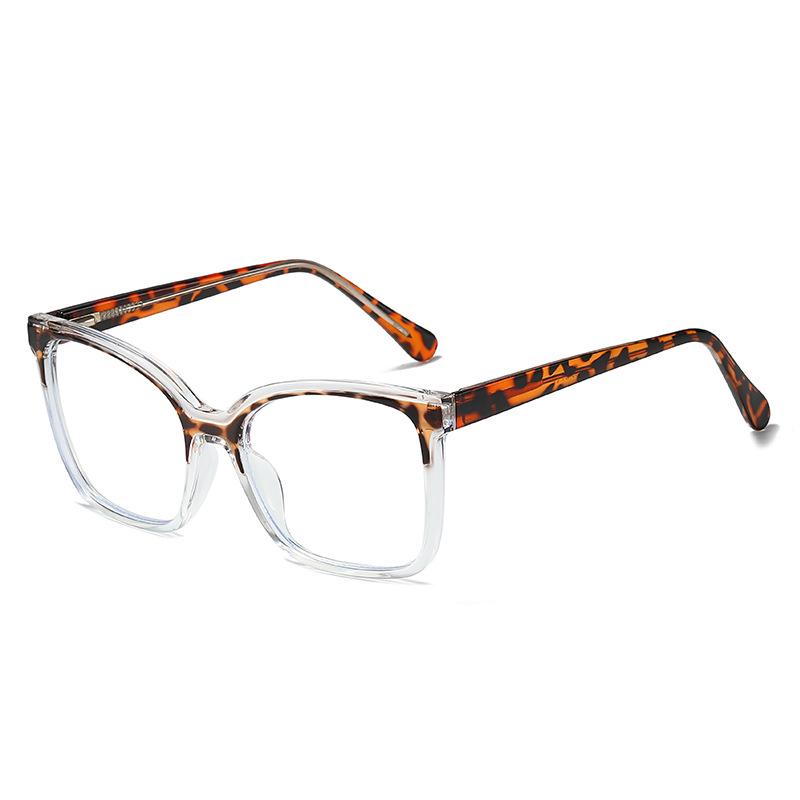 TR HD Очки «кошачий глаз» с защитой от синего света: Стильный европейский и американский тренд колор-блок