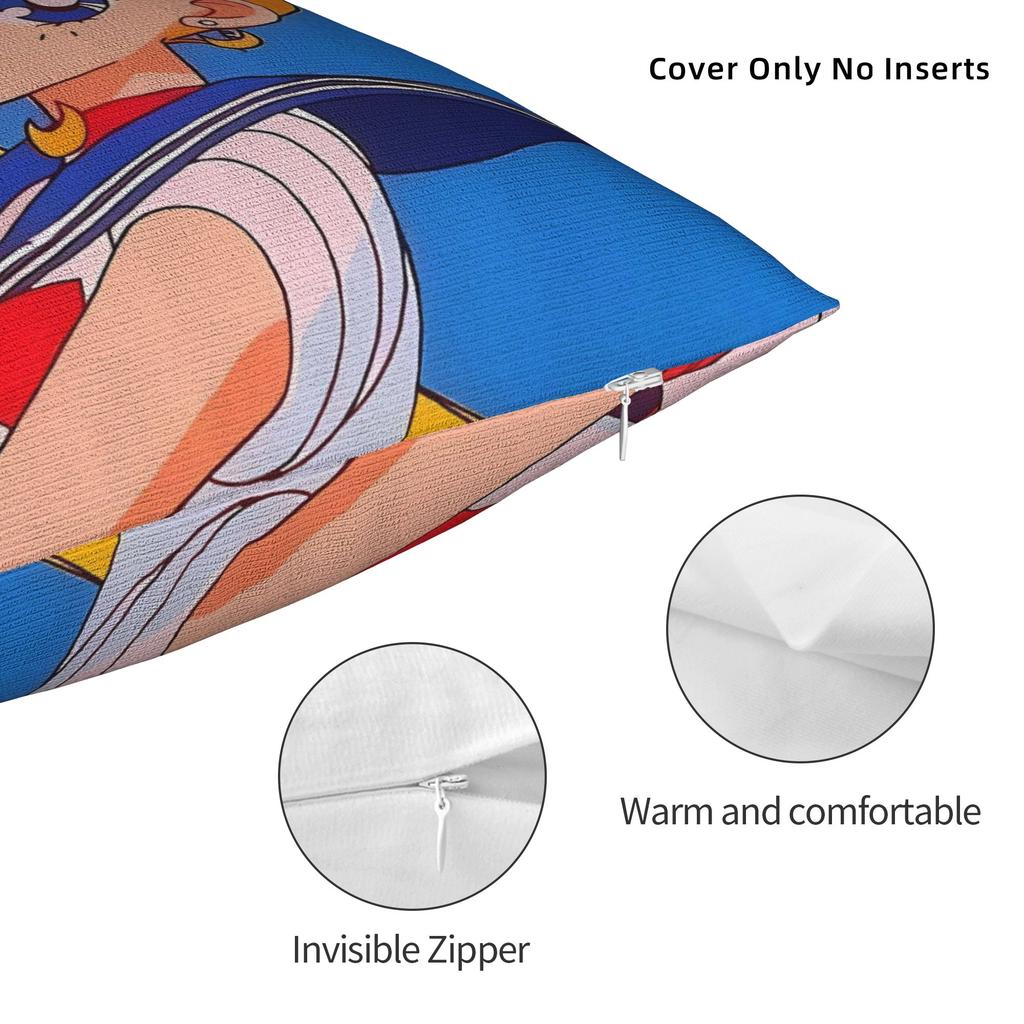 Sailor Moon Pillow Case Morden Pillow Cover Design Pillowcases For Sofa Home Decoration