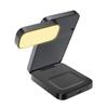 HT-545 Foldable Magnetic Wireless Charger with Night Light 3 in 1 15W Fast Charging Station for Phone/Earbuds/Watch