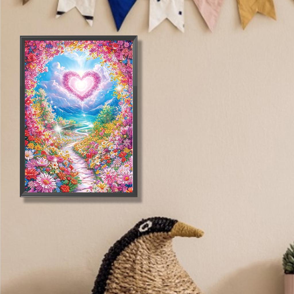 Scenery Partial DIY 5D Special Shaped Drill Diamond Painting Gem Art for Adults/Beginners Gift Idea Home Decor 30x40cm