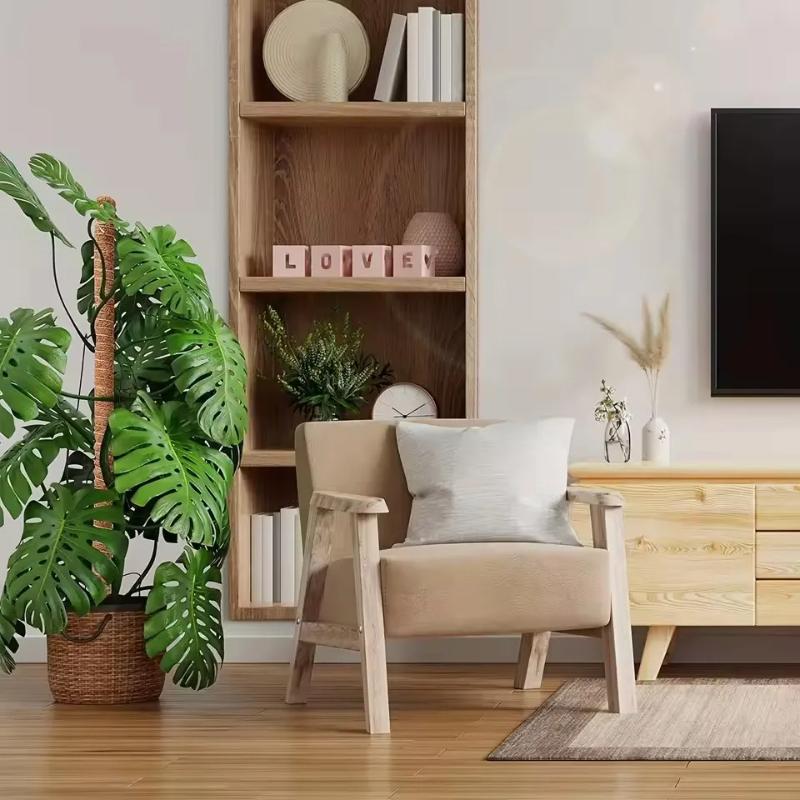 80cm Bendable Coco Coir Moss Pole Plant Cage Climbing Pole Plant Support Extension for Monstera Plant To Grow Upward Garden