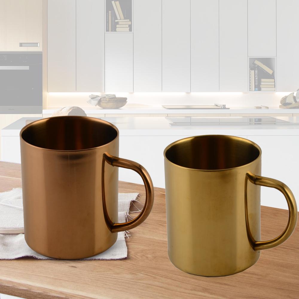 Stainless Steel Cups 400ml Pint Drinking Cups Metal Drinking Glass Water Cup for Kids and Adults
