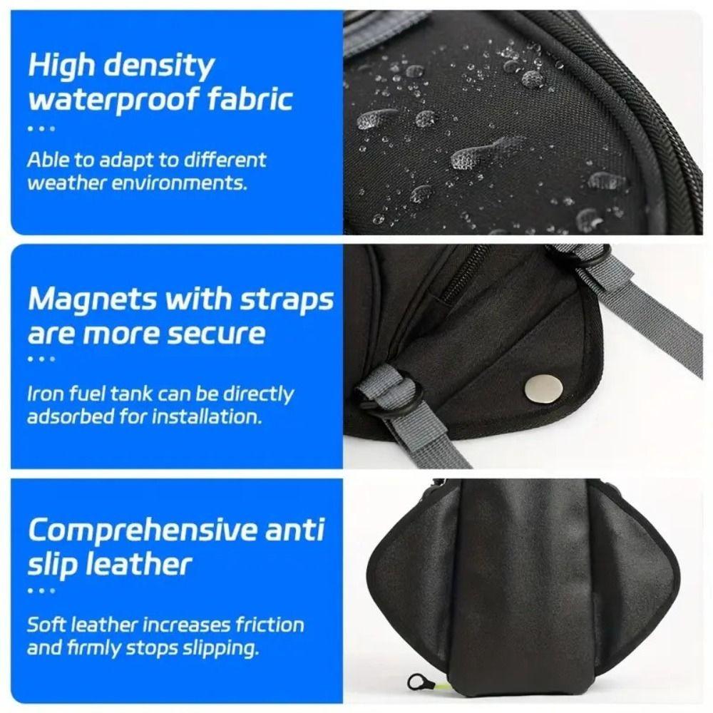 Durable Motorcycle Tail Bag Wear Resistant Motorcycle Tank Bag Motorcycle Travel Equipment
