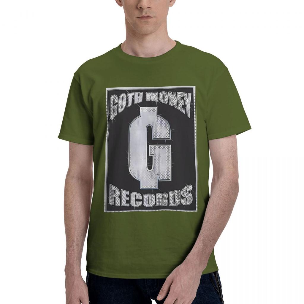 Goth Money Records Блестящая Повседневная Дышащая Удобная Футболка 100% Хлопок Высококачественная Мужская Одежда Забавные Подарки
