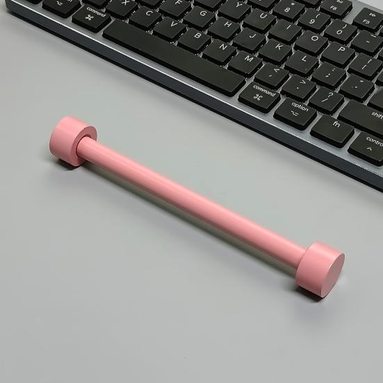 Keyboard Coiled Cable Winder Metal Bar Coil Decorative Rod Multifunctional Coiled USB Cable Weight Bar Gaming Keyboard Decoration Computer Accessories