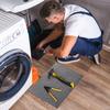 5Pcs Absorbent Mat Oil Spill Mat Grey Garage Floor Mat Shearable Oil Absorbent Pads  Under Car