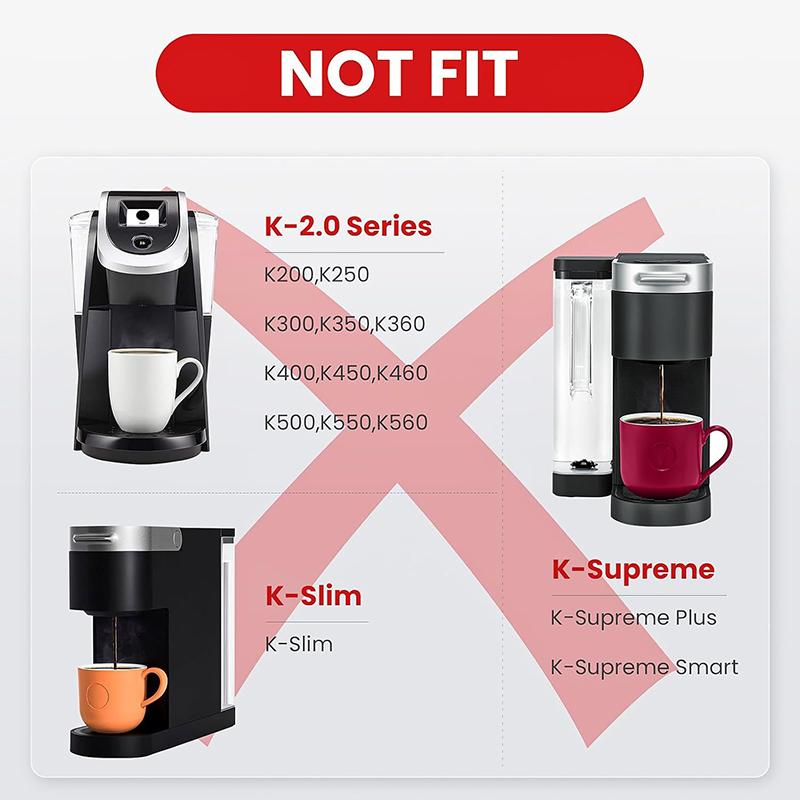 Многоразовые кофейные капсулы K-Cup для Keurig 1.0: Многоразовые K-чашки из нержавеющей стали, многоразовые кофейные фильтры для кофемашины Keurig