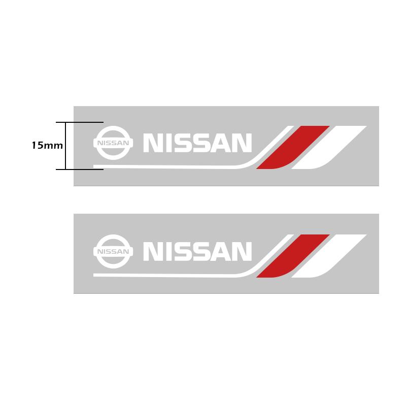Sport Automobile Decoration Window Wiper Reflective Decal Waterproof Sticker For Nissan Juke Sentra Navara Leaf Almera X-trail