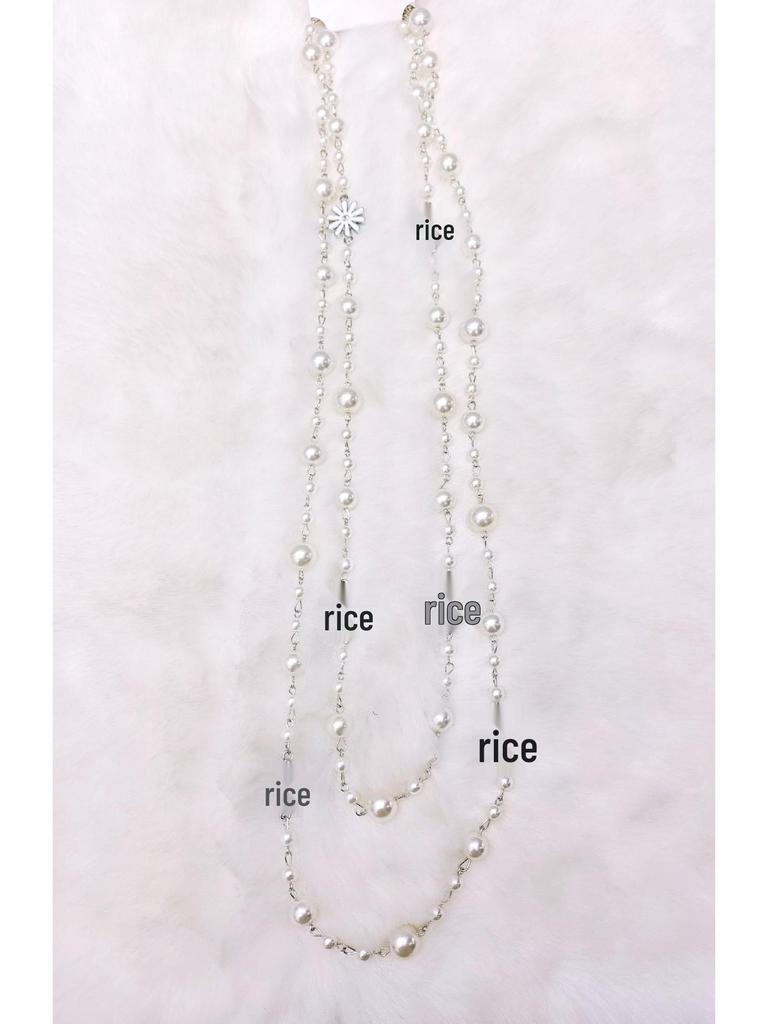 Корейское жемчужное ожерелье: Роскошная длинная цепочка для свитера для осени/зимы