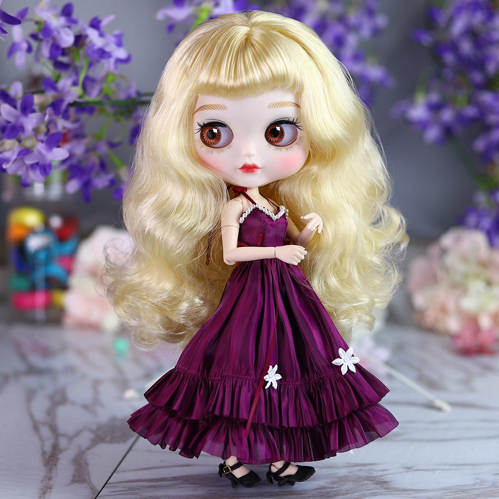 ICY DBS Blyth Кукла Платье 1/6 bjd Премиум Вечернее Платье Минималистичная Одежда Аниме Девушка Игрушка Подарок SD