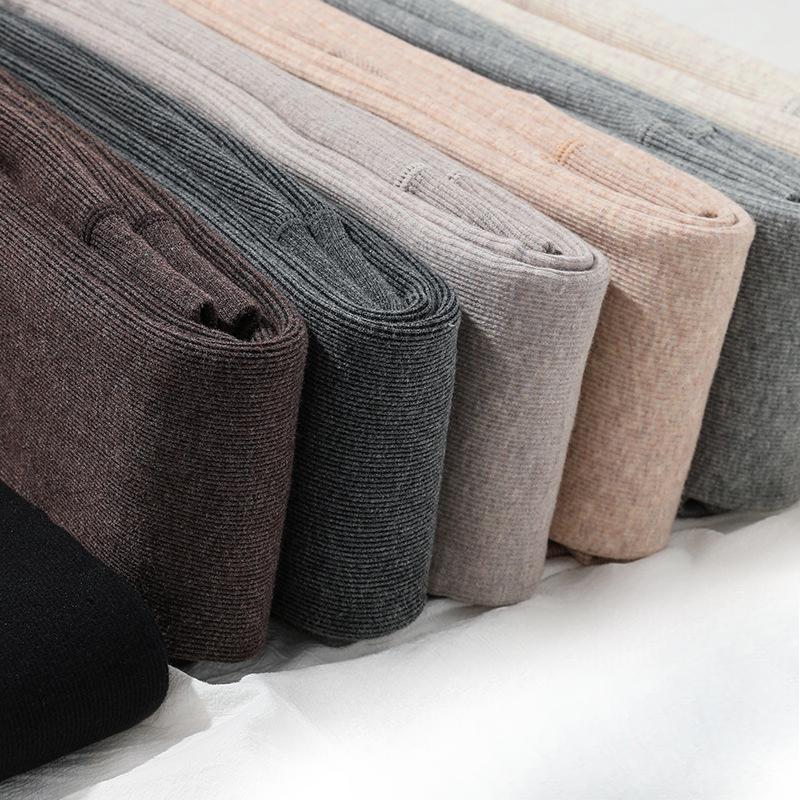 Колготки женские с подкладкой, утолщенные, тонкие, с нитками, внутри и снаружи, черные и серые, для ношения осенних брюк, теплые колготки