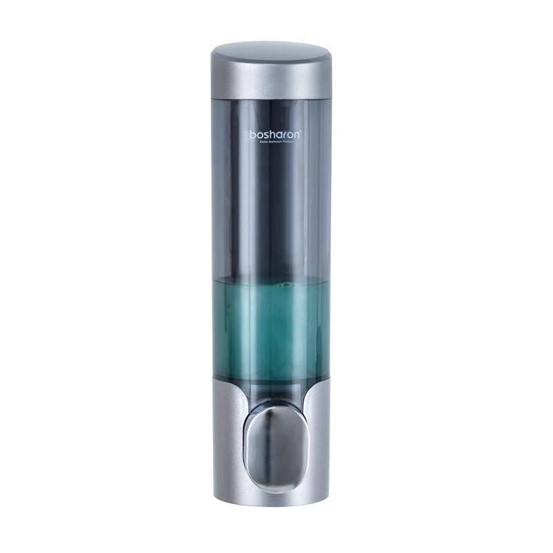 Kitchen Soap Dispenser 320ml*1 Bottle Shower Shampoo Dispenser Wall Mount Plastic Hand Liquid Soap Dispenser for Hotel Bathroom