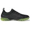 Adidas Copa 19.1 Comfortable Versatile TF (Rubber Studs) Non-Slip Durable Soccer Shoes Men Soccer Shoes Black Green AC8206