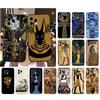 Чехол для телефона для iphone 17 Pro Max 17 Pro Air 16 15 14 13 Pro Max 15 16 Pro 15Plus Египет Фараон Кот Анубис